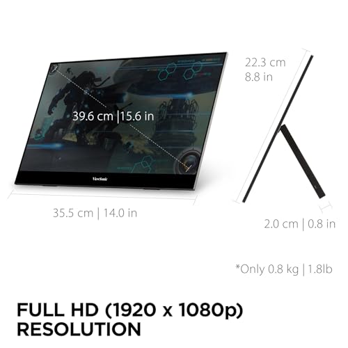 ViewSonic 15.6" FHD Portable LED Monitor