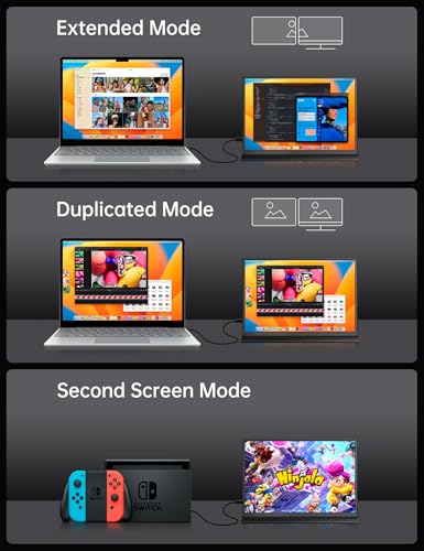 VOKENSU 10.5" Portable FHD Gaming Monitor