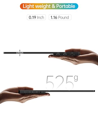 14" FHD Portable Monitor with Smart Cover