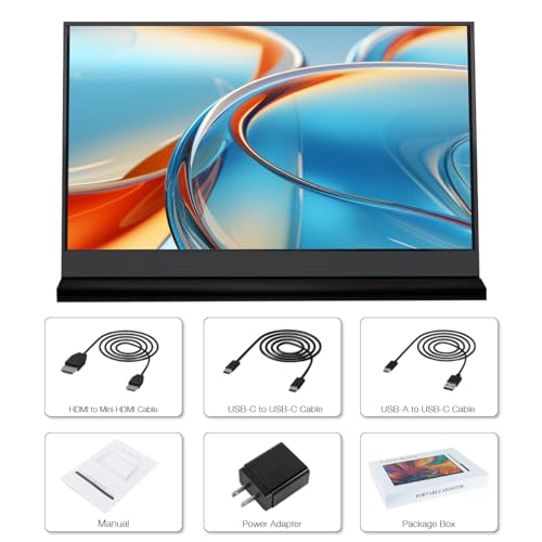 Hosyond 15.6" 1080P Portable IPS Monitor