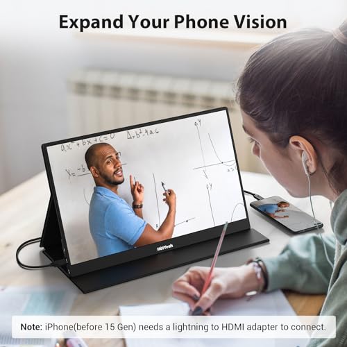 HotYeah 16.1" FHD Portable Monitor with Speakers