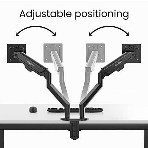 EVEO Adjustable Dual Monitor Mount for 14"-32" Screens