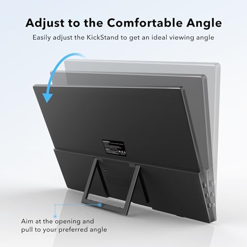 BIGASUO 15.6'' FHD Portable Gaming Monitor