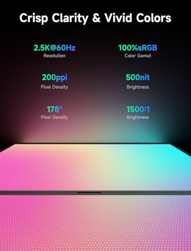 JSAUX FlipGo 16" 2.5K Dual Screen Monitor