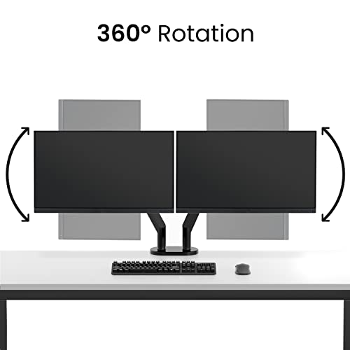 EVEO Adjustable Dual Monitor Mount for 14"-32" Screens
