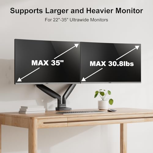 HIPPOFLEX Dual Ultrawide Monitor Arm Mount System