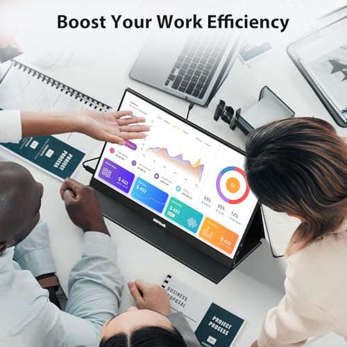 HotYeah 16.1" FHD Portable Monitor with Speakers