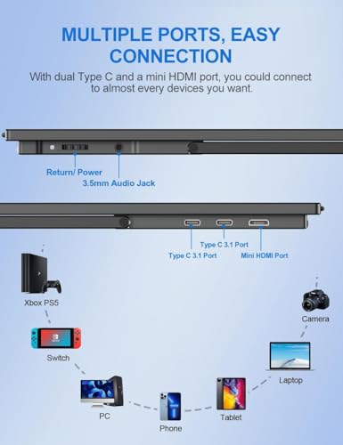 UPERFECT 18.5" Portable 120Hz Gaming Monitor