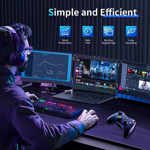 Kasorey 14" FHD Portable Laptop Screen Extender