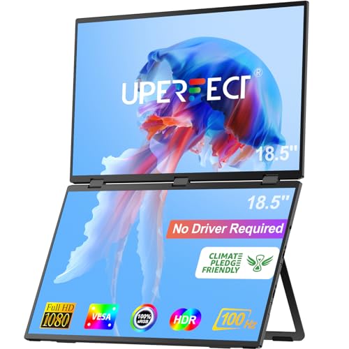 UPERFECT Delta 18.5" 100Hz Portable Dual Monitor