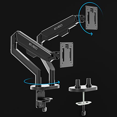 EVEO Adjustable Dual Monitor Mount for 14"-32" Screens