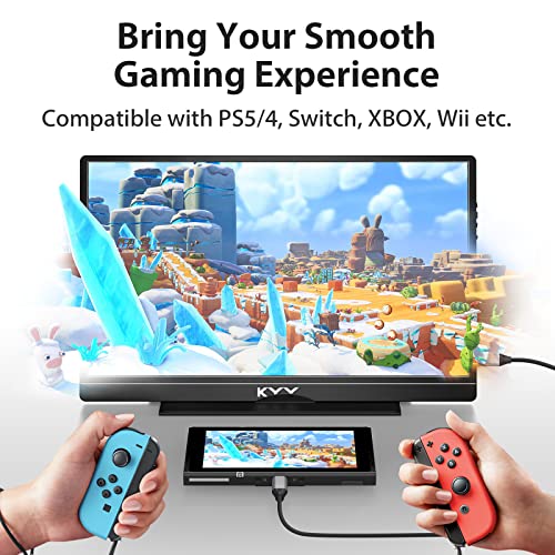 KYY 15.6'' FHD Portable USB-C Gaming Monitor