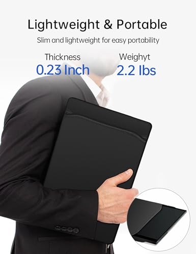 Caperave 15.6" Touchscreen Portable Monitor with Stand