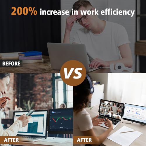 14" Portable Dual Monitor Screen Extender