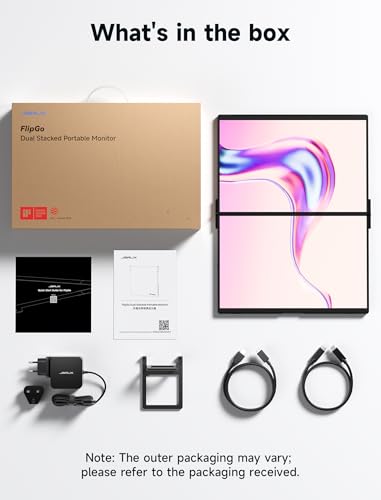 JSAUX FlipGo 16" 2.5K Dual Screen Monitor