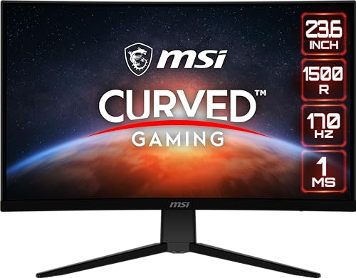 MSI G2422C 24" Curved Gaming Monitor, 170Hz