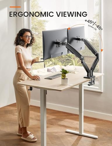 ErGear Dual Monitor Arm with USB Ports