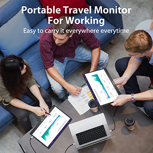 KYY 15.6'' FHD Portable USB-C Gaming Monitor