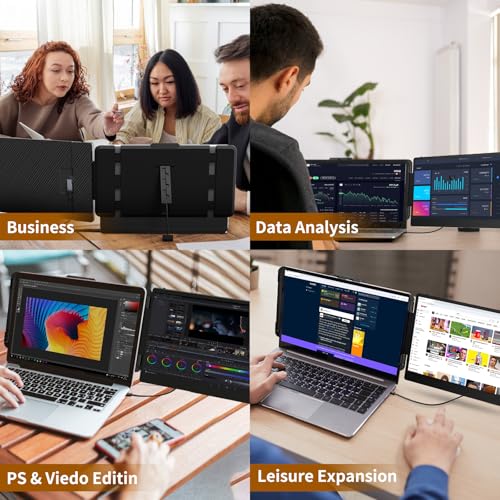 14" Portable Dual Monitor Screen Extender