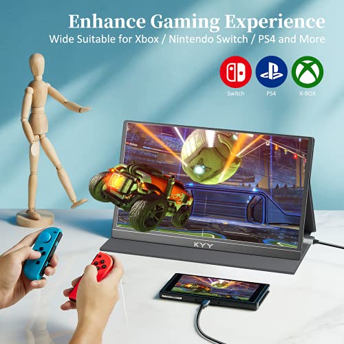 KYY 15.6" FHD Portable USB-C Monitor