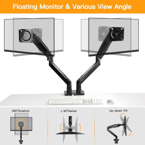 ErGear Dual Monitor Arm with USB Ports