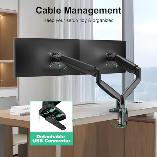 HIPPOFLEX Dual Ultrawide Monitor Arm Mount System