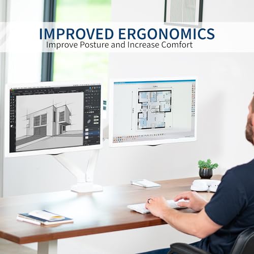 VIVO Dual Monitor Desk Mount, Articulating Arm