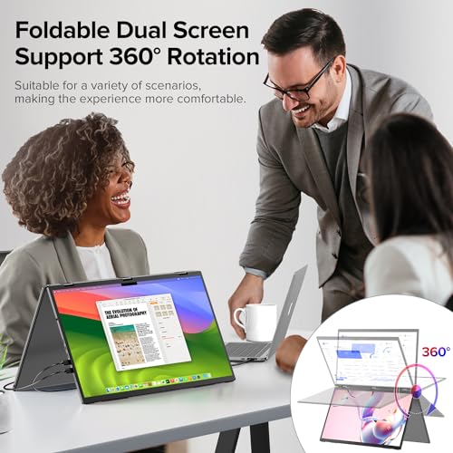 UPERFECT Delta 18.5" 100Hz Portable Dual Monitor