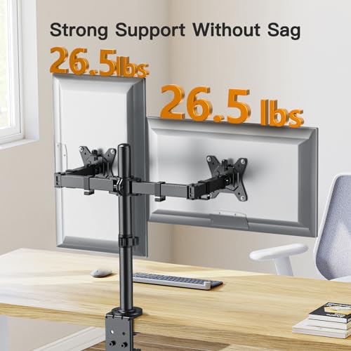 ErGear Dual Adjustable Monitor Mount for 2 Screens