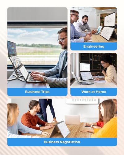 15.6" 2K Dual Screen Monitor for Laptops