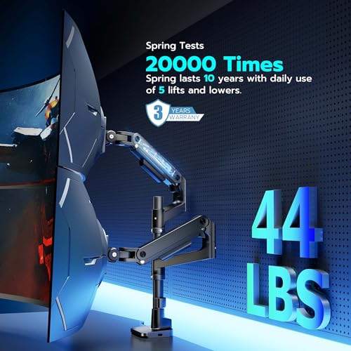 ARES WING Dual Ultrawide Monitor Arm with USB