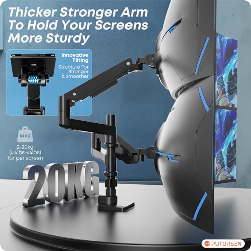 Premium Dual Monitor Arm for Ultrawide Screens