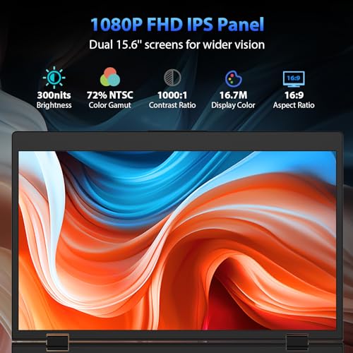 HotYeah 15.6" Triple Laptop Screen Extender