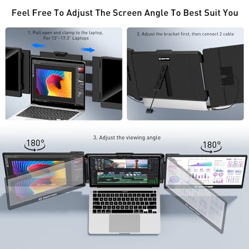 Maxfree S2 14'' Portable Laptop Screen Extender