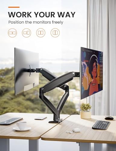 ErGear Dual Monitor Arm with USB Ports