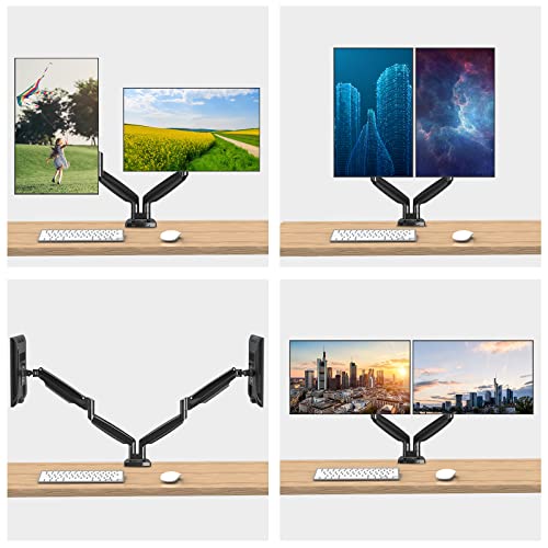 MOUNTUP Dual Monitor Arm for Ultrawide Screens