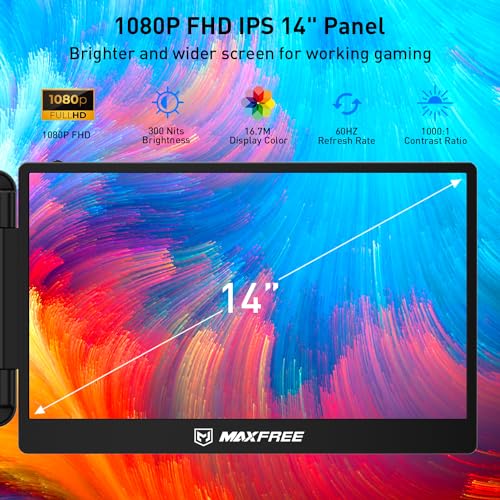 Maxfree S2 14'' Portable Laptop Screen Extender