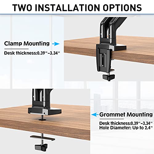 MOUNTUP Dual Monitor Arm for Ultrawide Screens