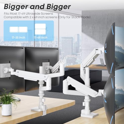 Premium Dual Monitor Arm for Ultrawide Screens