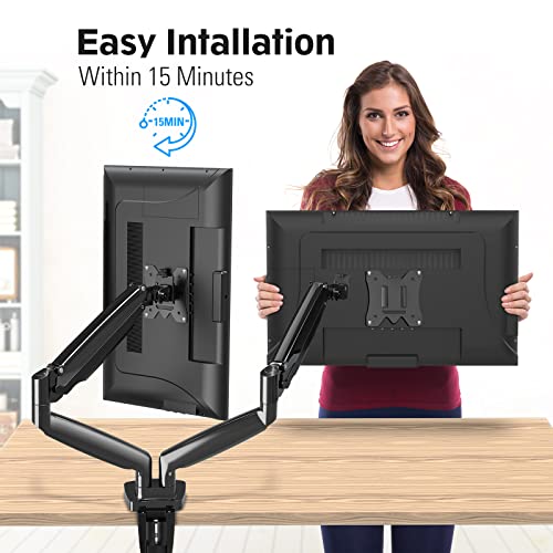 MOUNTUP Dual Monitor Arm for Ultrawide Screens