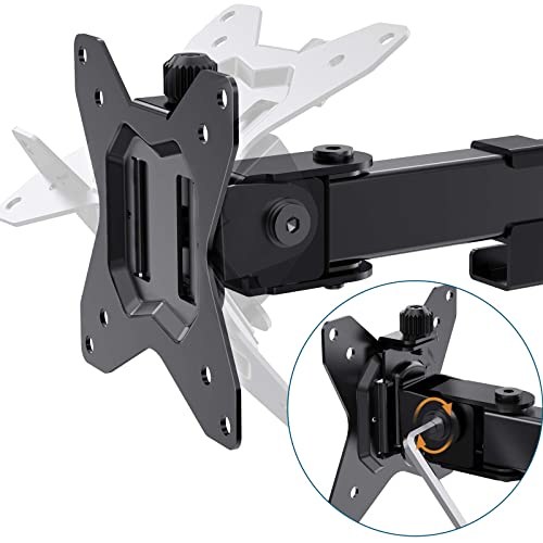 HUANUO Adjustable Dual Monitor Stand for 32-Inch Screens