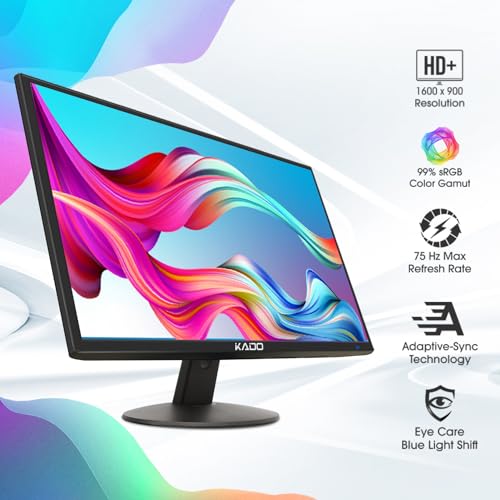 Kado 20" Dual Monitor Setup with Built-in Speakers