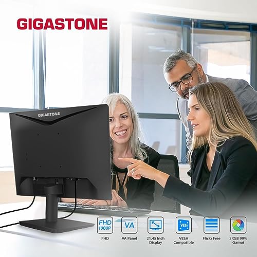 Gigastone Dual 21.45" FHD LED Monitors 75Hz