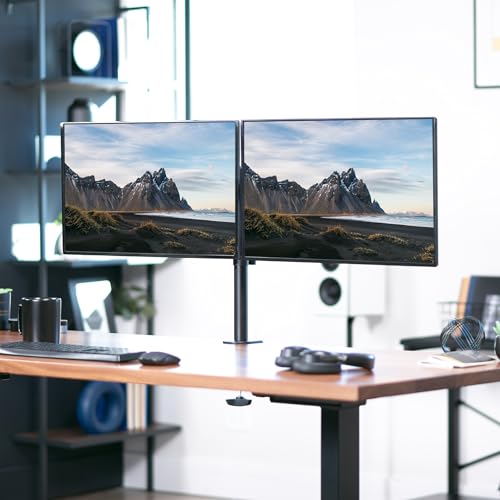 VIVO Dual Monitor Adjustable Desk Mount Stand