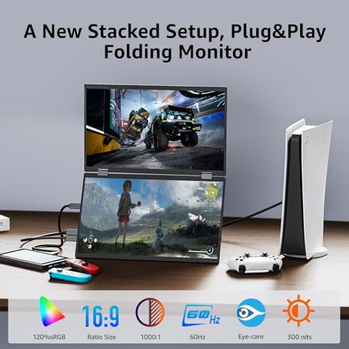 Upperizon 15.6" 1080P Laptop Screen Extender Monitor