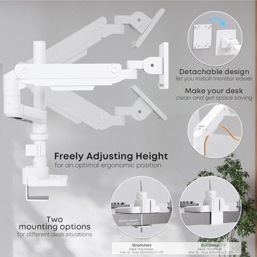 Premium Dual Monitor Arm for Ultrawide Screens