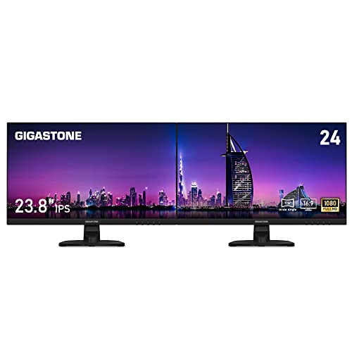 Gigastone 24" FHD IPS Dual Monitor Set