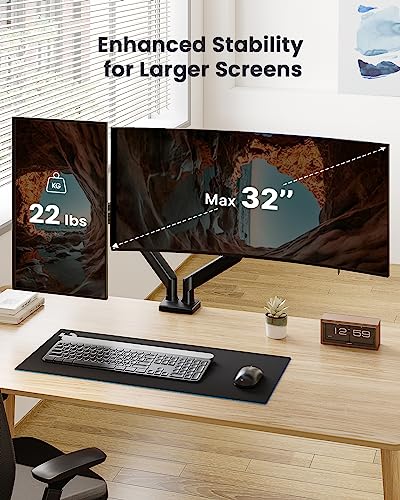 ErGear Dual Monitor Mount with Adjustable Arm