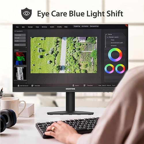 Gigastone Dual 21.45" FHD LED Monitors 75Hz