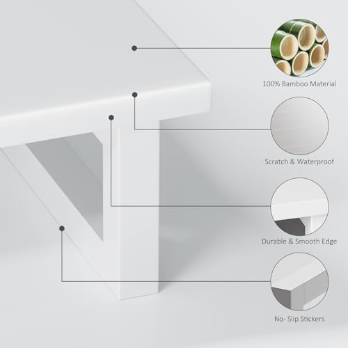 POXAKA Adjustable Dual Monitor Stand Riser 30